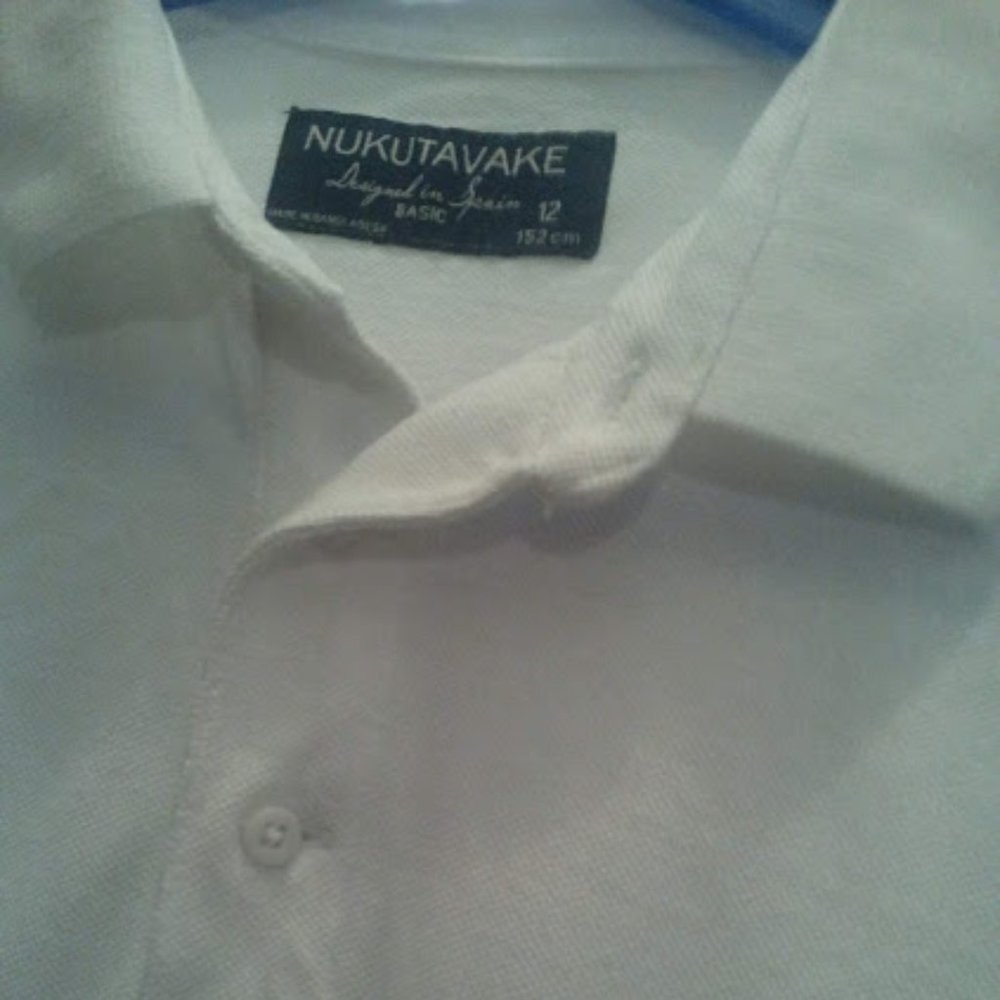 Nukutavake(Mayoral) Boys White Polo Shirt Size12